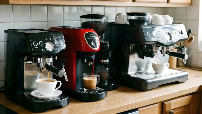 Đa dạng d&ograve;ng m&aacute;y từ tự động đến chuy&ecirc;n nghiệp đ&aacute;p ứng mọi nhu cầu sử dụng tại nh&agrave; v&agrave; qu&aacute;n