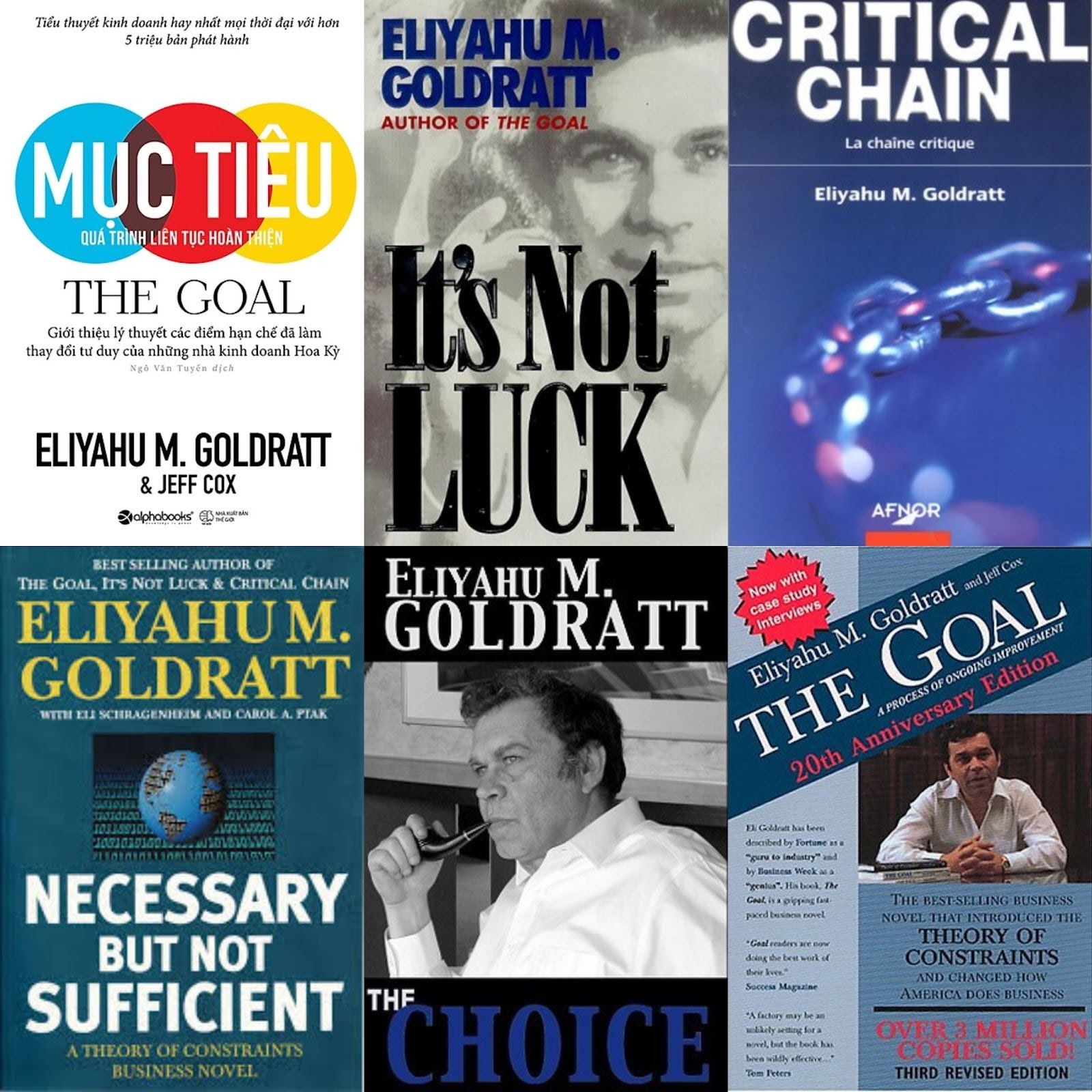 C&aacute;c t&aacute;c phẩm của Dr. Eliyahu Goldratt&nbsp;