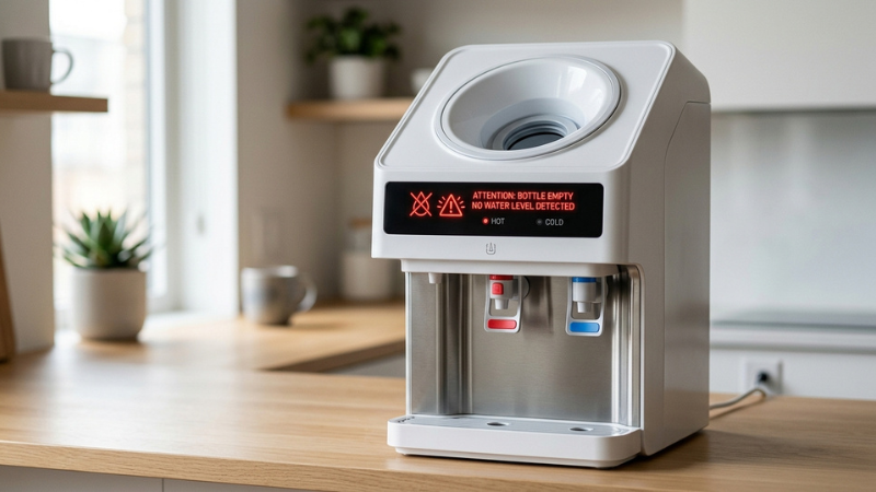 Luôn đảm bảo có nước trước khi bật máy