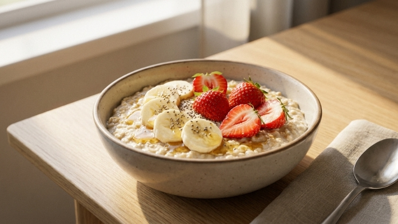 Bột yến mạch l&agrave; nguồn cung cấp năng lượng sạch dồi d&agrave;o, gi&uacute;p bạn duy tr&igrave; v&oacute;c d&aacute;ng thon gọn v&agrave; l&agrave;n da khỏe