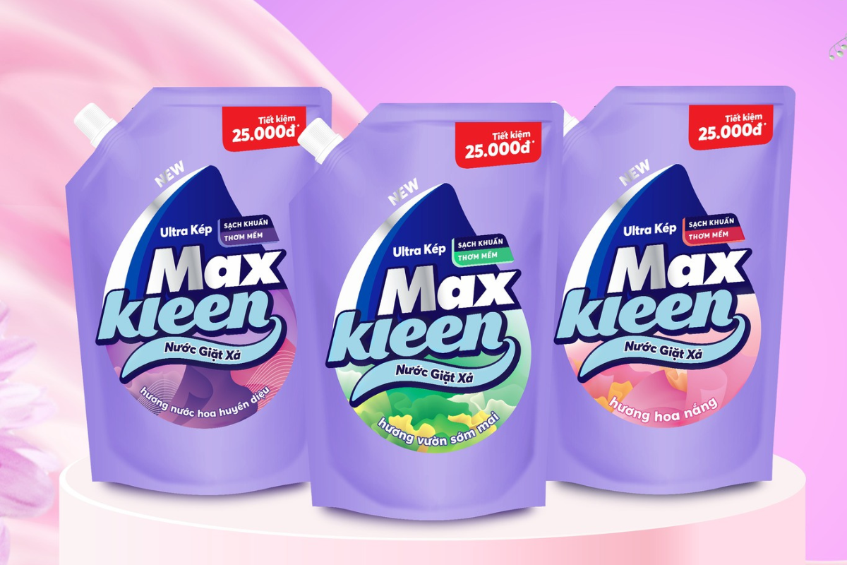 nước giặt maxkleen 3.8kg review
