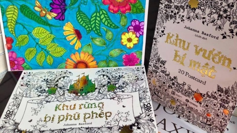 Series Khu Vườn Bí Mật cùng loạt sách best-seller là lựa chọn lý tưởng cho người mê tô màu