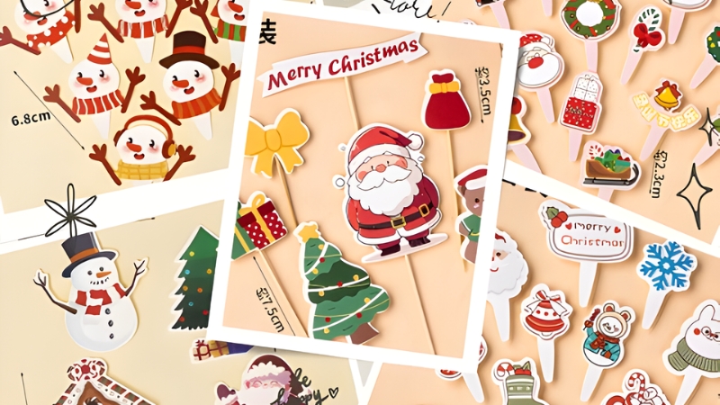 phụ kiện trang tr&iacute; b&aacute;nh ph&ugrave; hợp cho sinh nhật, lễ cưới v&agrave; c&aacute;c dịp đặc biệt