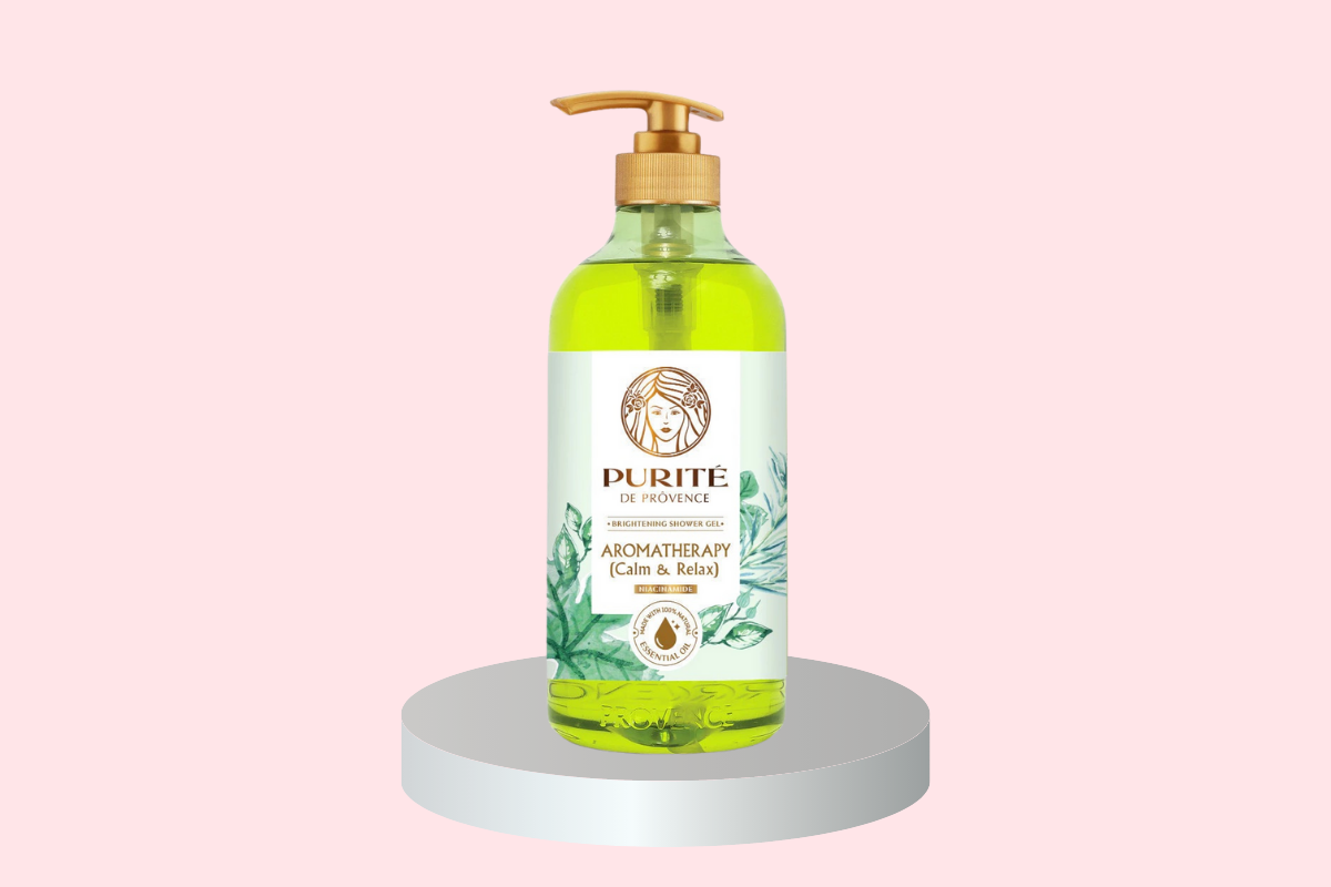 Sữa tắm Purite với hương thơm tinh dầu