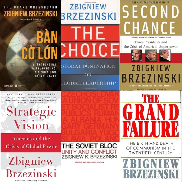Các tác phẩm nổi bật của tác giả Zbigniew Brzezinski