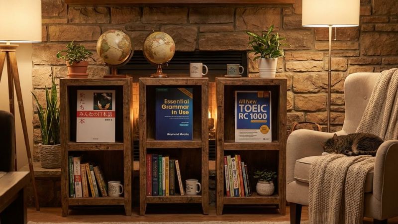 Sách Học Ngoại Ngữ hỗ trợ luyện nghe, nói, đọc, viết hiệu quả