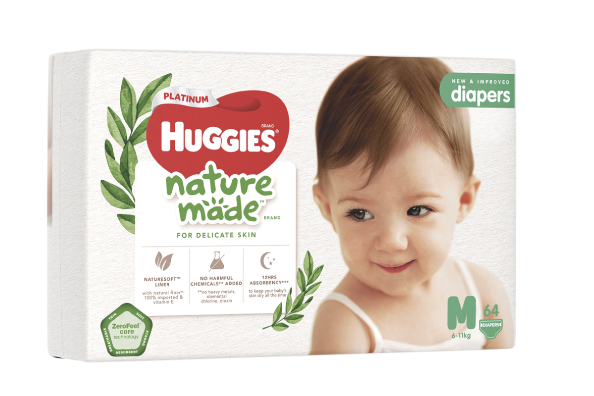 Tã Huggies Nature made dòng Platinum