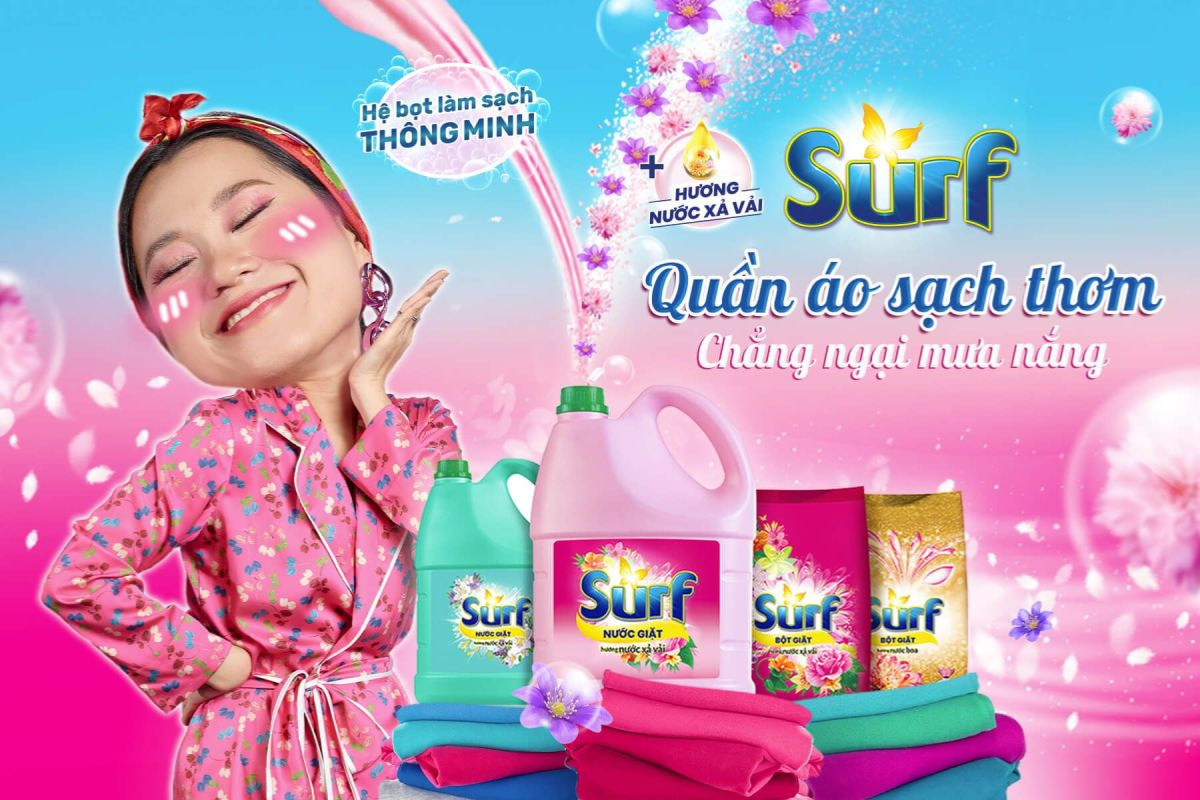 Nước giặt Surf review