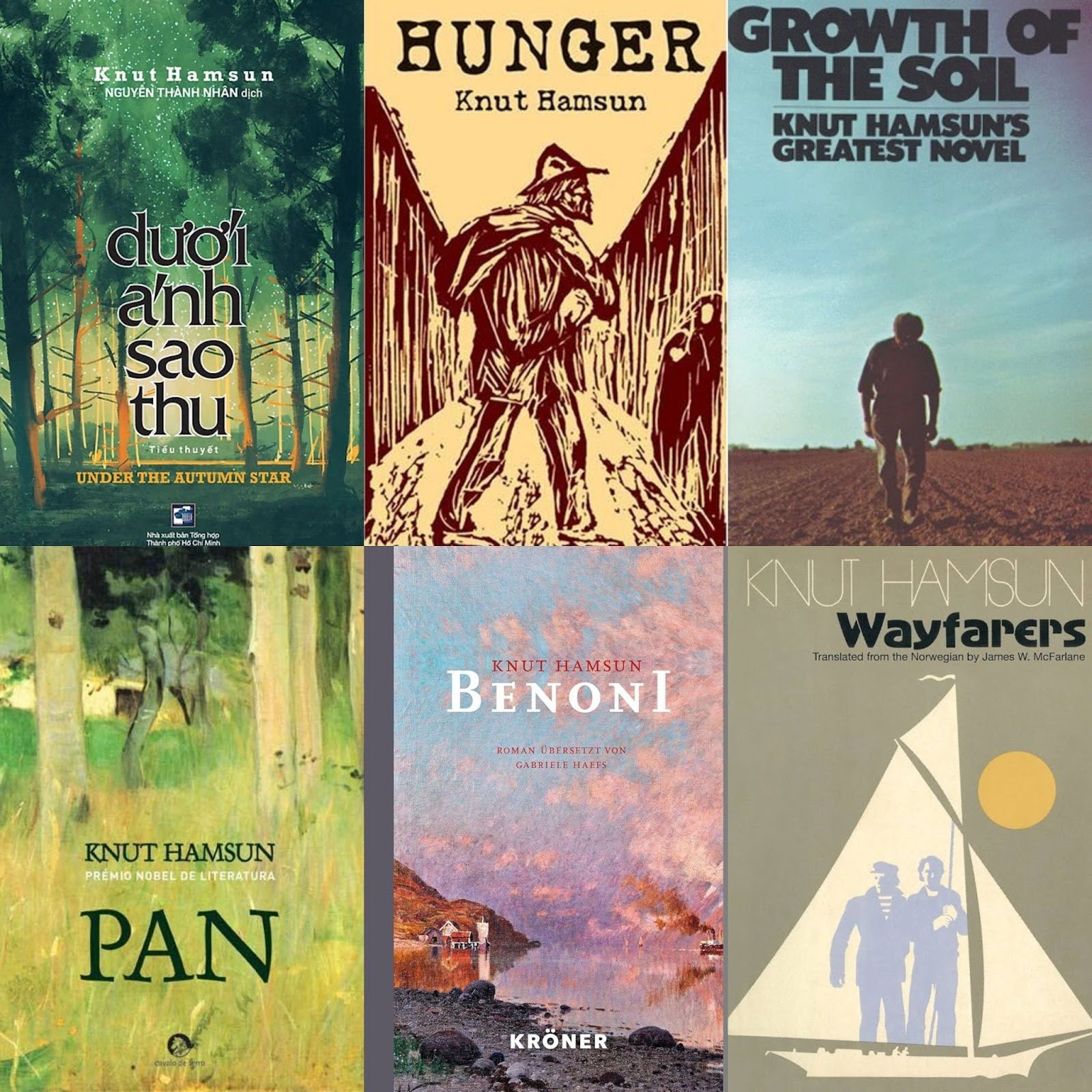 Các tác phẩm của Knut Hamsun