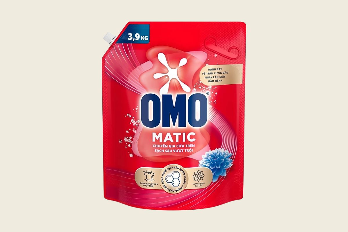 nước giặt omo