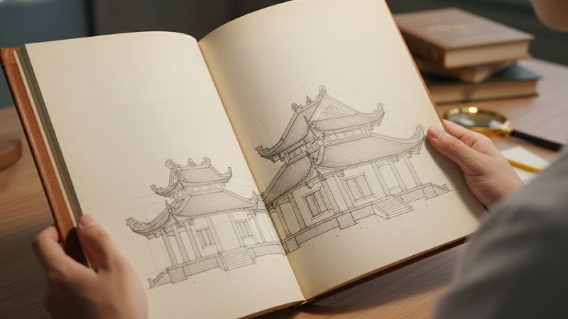 Từ s&aacute;ch ảnh thưởng thức đến t&agrave;i liệu chuy&ecirc;n khảo về kết cấu đ&igrave;nh l&agrave;ng, h&atilde;y chọn cuốn s&aacute;ch đ&uacute;ng với nhu cầu của bạn