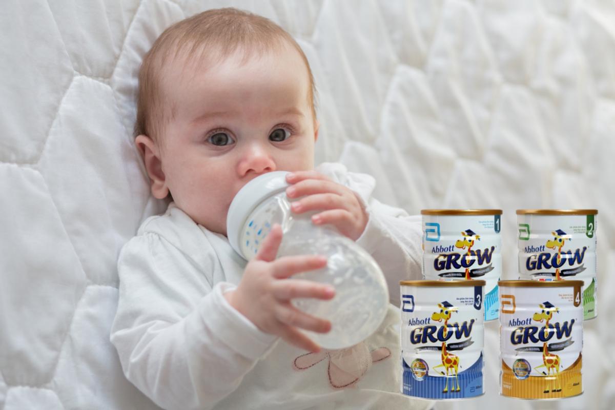Sữa bột Grow Abbott được nghiên cứu để hỗ trợ sự phát triển toàn diện