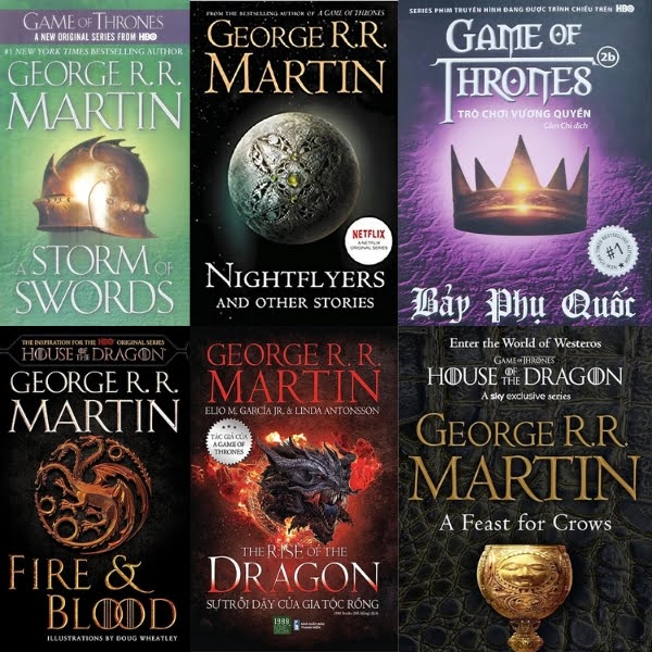    C&aacute;c t&aacute;c phẩm nổi bật của t&aacute;c giả George R.R Martin