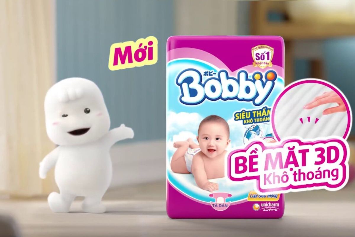 Tã Bobby siêu thấm, khô thoáng, thoải mái và an toàn cho bé