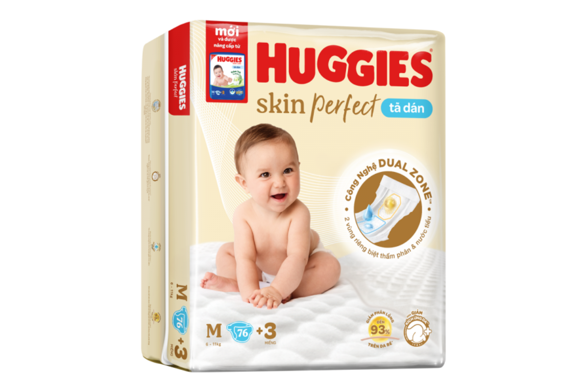 Tã dán Huggies Skin Perfect
