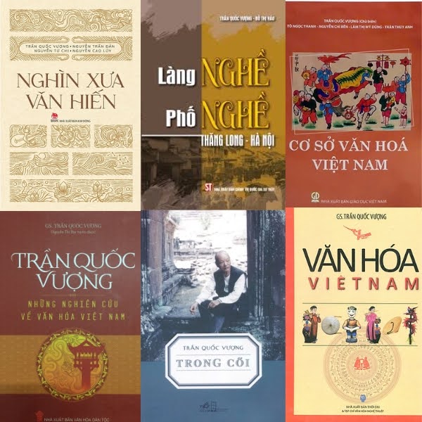C&aacute;c t&aacute;c phẩm nổi bật của t&aacute;c giả Trần Quốc Vượng