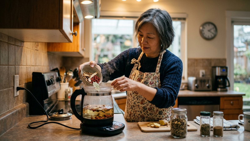 Si&ecirc;u sắc thuốc tự động giữ trọn dược t&iacute;nh an to&agrave;n v&agrave; tiết kiệm thời gian cho gia đ&igrave;nh