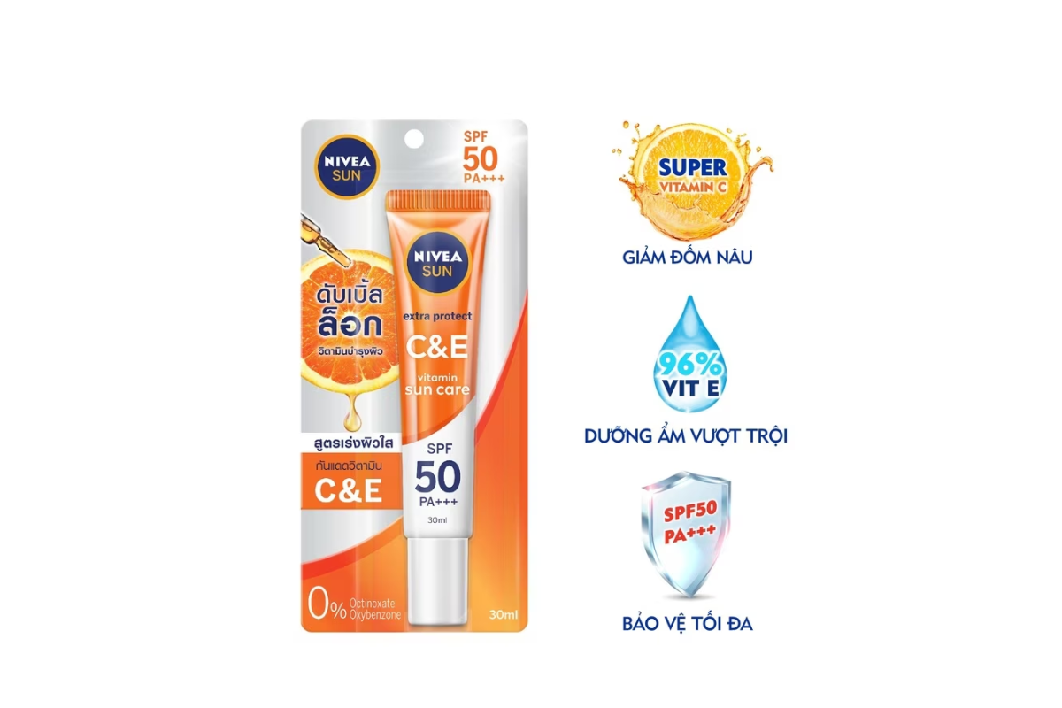 Serum chống nắng NIVEA SUN Vitamin C&E