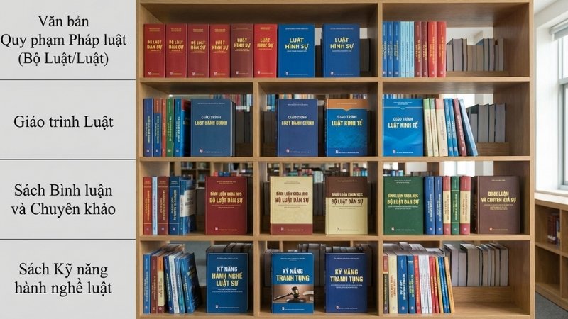 Tiki ph&acirc;n loại s&aacute;ch Luật r&otilde; r&agrave;ng từ văn bản luật, gi&aacute;o tr&igrave;nh đến s&aacute;ch chuy&ecirc;n khảo, kỹ năng h&agrave;nh nghề