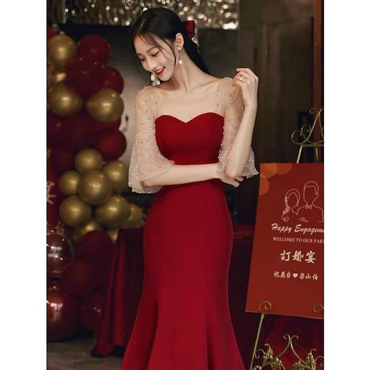 váy đầm dự tiệc cưới trẻ trung