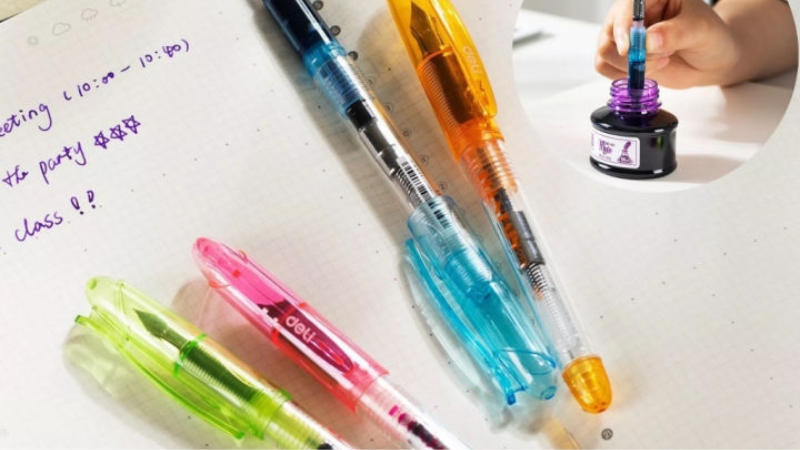 B&uacute;t m&aacute;y bơm mực gi&uacute;p kiểm so&aacute;t lượng mực linh hoạt trong qu&aacute; tr&igrave;nh viết