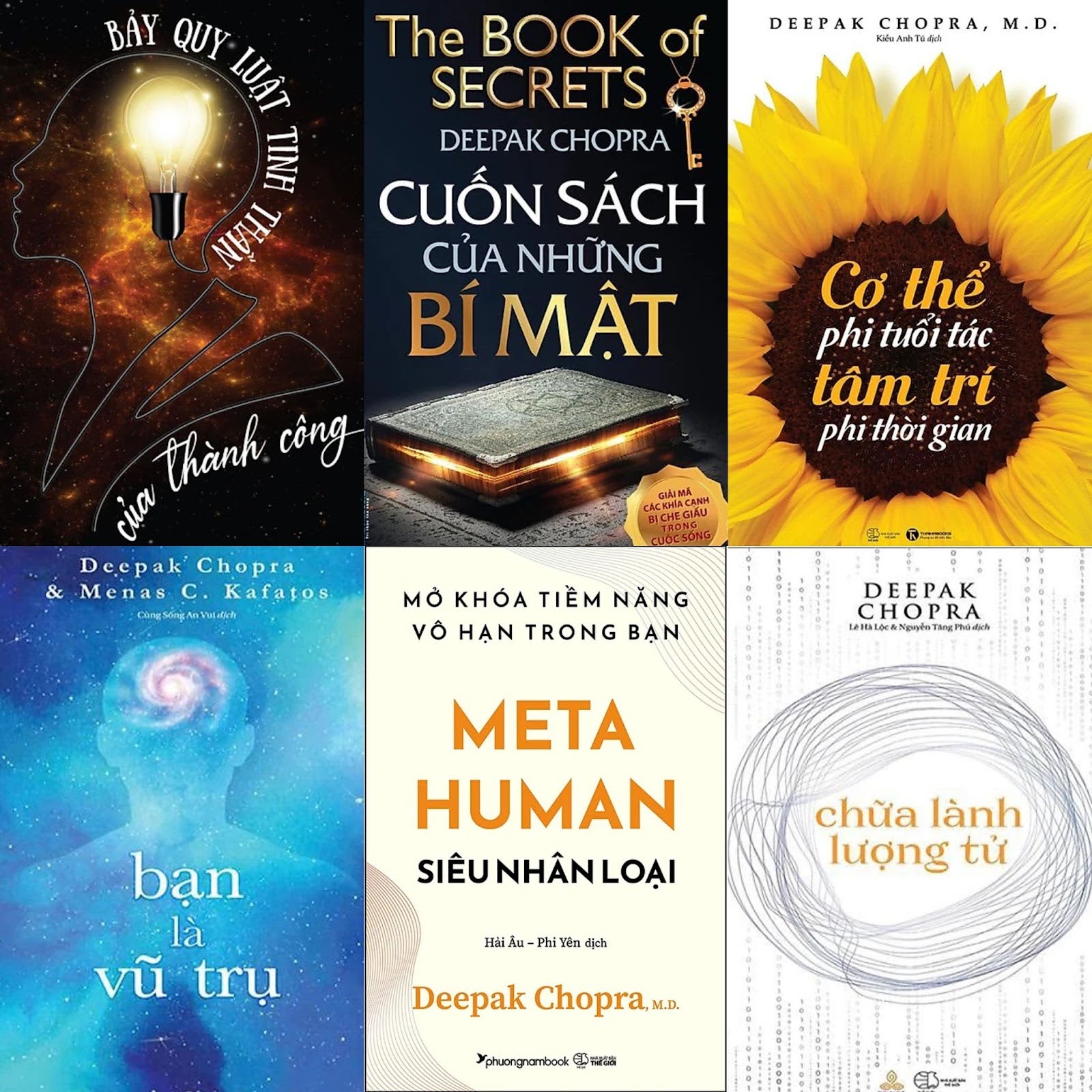 Các tác phẩm nổi bật của Deepak Chopra