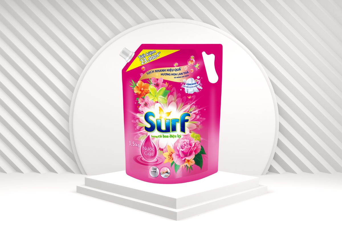 Nước giặt xả Surf