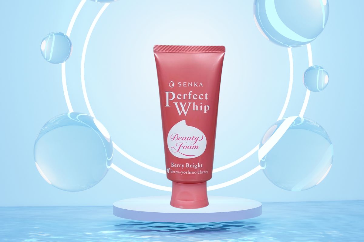 Sữa rửa mặt Senka Perfect Whip Berry Bright