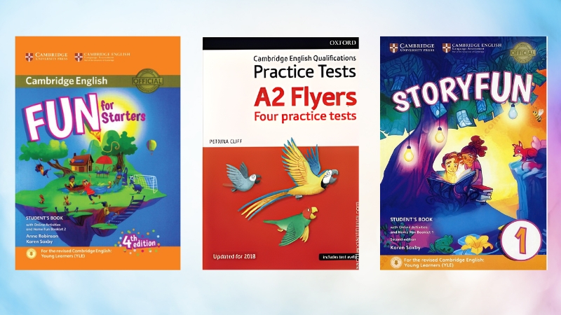 S&aacute;ch The Cambridge English: Young Learners (YLE) được bi&ecirc;n soạn theo khung khảo th&iacute; Cambridge