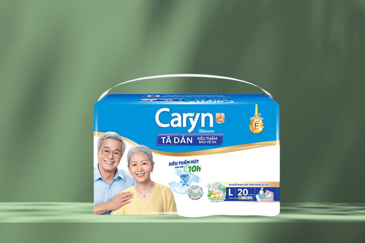 Tã dán siêu thấm Caryn