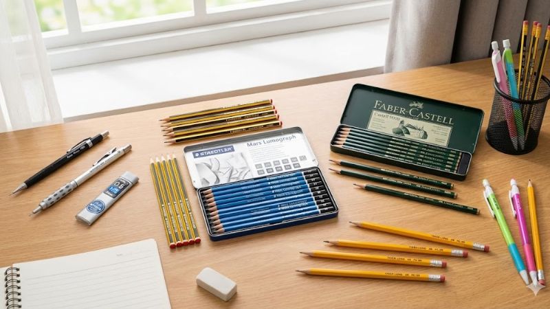 C&aacute;c thương hiệu b&uacute;t ch&igrave; nổi bật v&agrave; được y&ecirc;u th&iacute;ch hiện nay