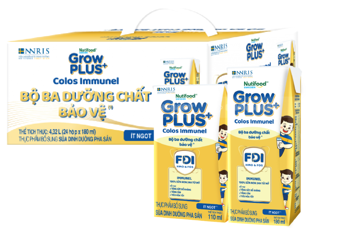 Sữa Nutifood Sweden GrowPLUS+ Sữa Non Immunel