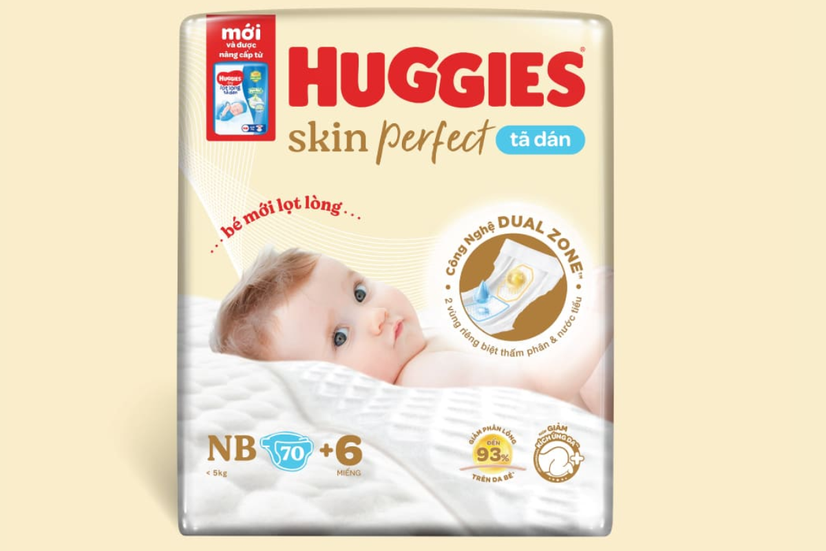 Tã dán Huggies Skin Perfect