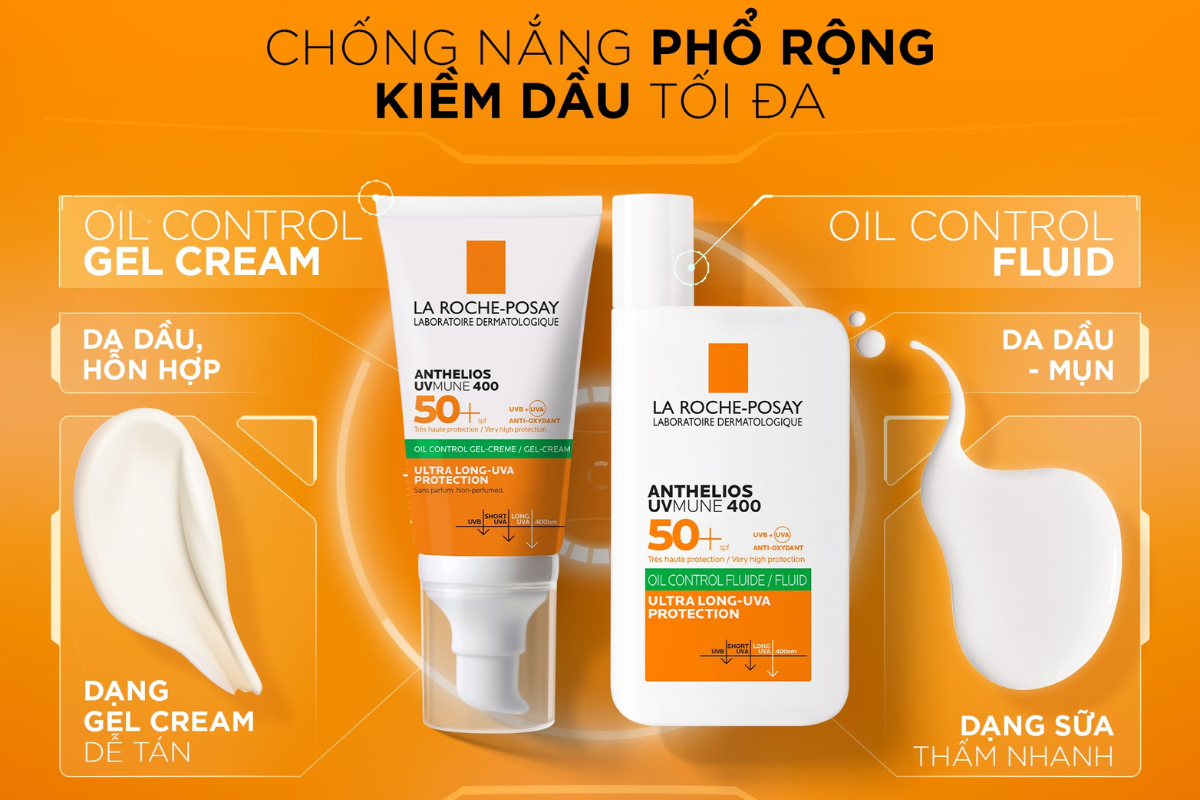 Sữa chống nắng La Roche-Posay Oil Control Fluid