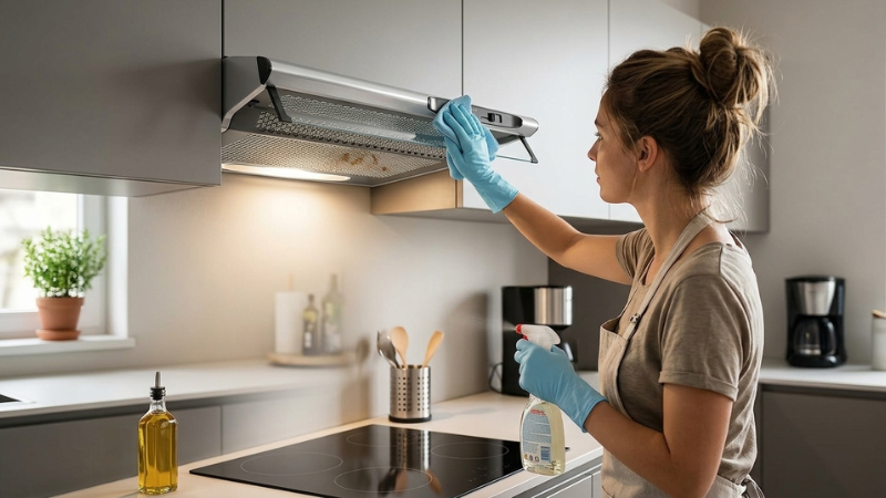 Vệ sinh thường xuy&ecirc;n để m&aacute;y h&uacute;t m&ugrave;i &acirc;m tủ lu&ocirc;n h&uacute;t mạnh