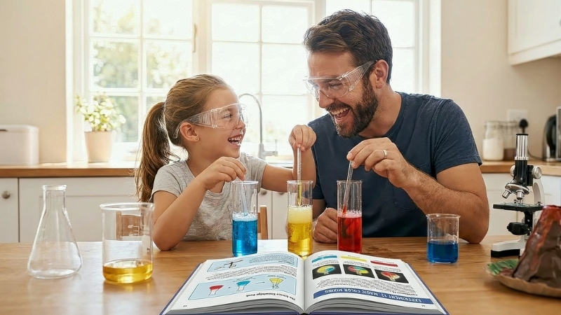 Biến giờ đọc s&aacute;ch th&agrave;nh giờ chơi th&uacute; vị qua c&aacute;c hoạt động thực h&agrave;nh, th&iacute; nghiệm đơn giản tại nh&agrave;