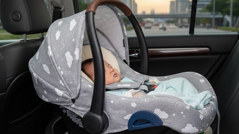 Chọn n&ocirc;i đạt chuẩn an to&agrave;n, đ&uacute;ng c&acirc;n nặng b&eacute;, lắp chắc, đệm &ecirc;m, trọng lượng nhẹ