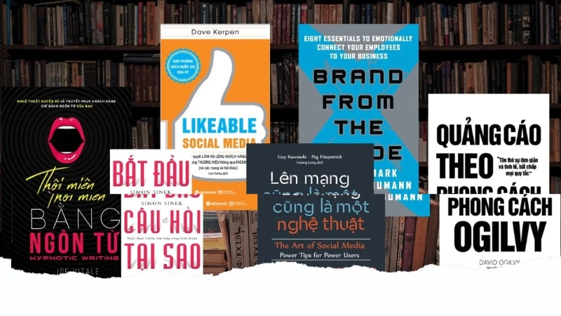 Marketing & Communication Tập hợp c&aacute;c s&aacute;ch về marketing kỹ thuật số, x&acirc;y dựng thương hiệu