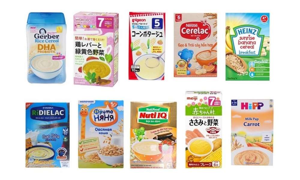 Trên thị trường hiện nay có đa dạng các loại bột ăn dặm cho bé