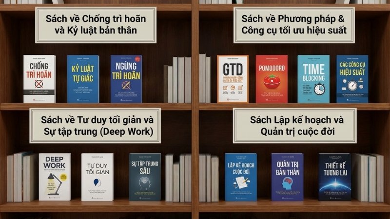 S&aacute;ch quản l&iacute; thời gian tại Tiki gồm chống tr&igrave; ho&atilde;n, tối ưu hiệu suất, tập trung s&acirc;u v&agrave; lập kế hoạch