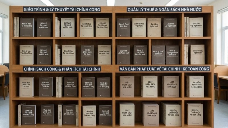 Tiki c&oacute; gi&aacute;o tr&igrave;nh, s&aacute;ch thuế, ng&acirc;n s&aacute;ch, ch&iacute;nh s&aacute;ch c&ocirc;ng v&agrave; văn bản ph&aacute;p luật