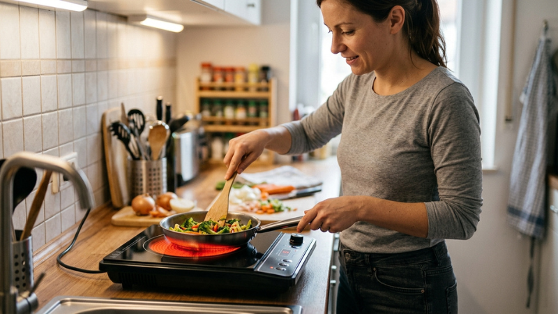 Nấu ăn nhanh ch&oacute;ng, an to&agrave;n, kh&ocirc;ng k&eacute;n nồi, tối ưu trải nghiệm bếp n&uacute;c mỗi ng&agrave;y