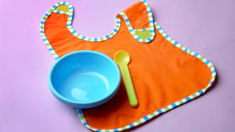 Yếm ăn dặm chống thấm, hứng thức ăn rơi, giữ quần áo bé luôn sạch sẽ
