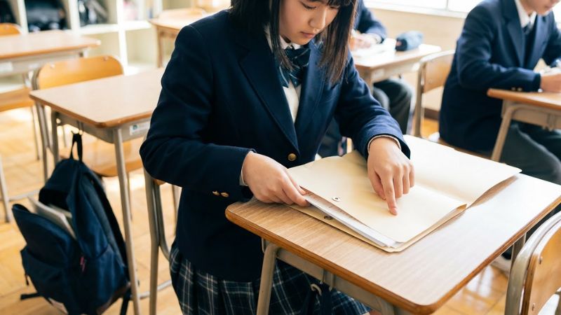 Bìa hồ sơ dạng nút bấm thường được học sinh sử dụng