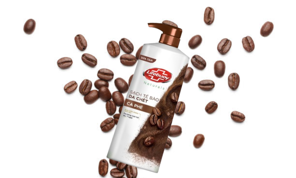 Sữa tắm Cà Phê thuộc dòng sữa tắm detox của Lifebuoy