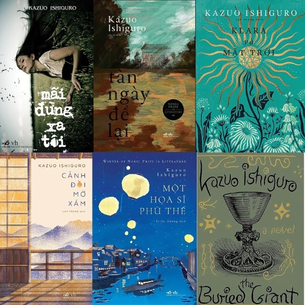 Các tác phẩm nổi bật của tác giả Kazuo Ishiguro
