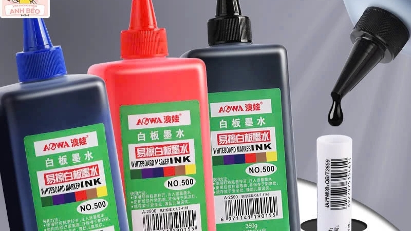 Mực b&uacute;t l&ocirc;ng bảng kh&ocirc; nhanh, hạn chế lem khi viết