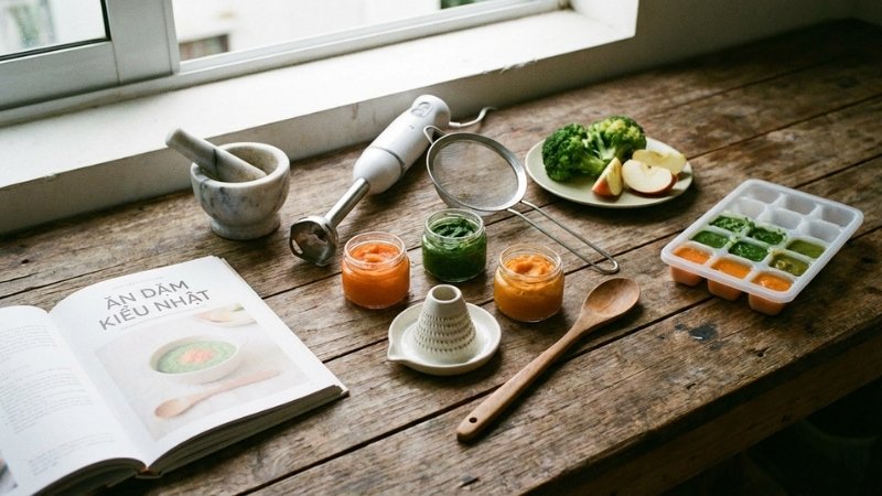 Ưu ti&ecirc;n dụng cụ BPA Free, chịu nhiệt tốt, dễ vệ sinh, từ thương hiệu uy t&iacute;n để đảm bảo an to&agrave;n cho b&eacute;