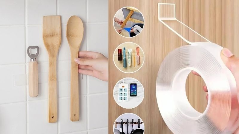 3cmx5m băng keo d&aacute;n băng d&iacute;nh 2 mặt nano trong suốt đa năng si&ecirc;u d&iacute;nh chống nước