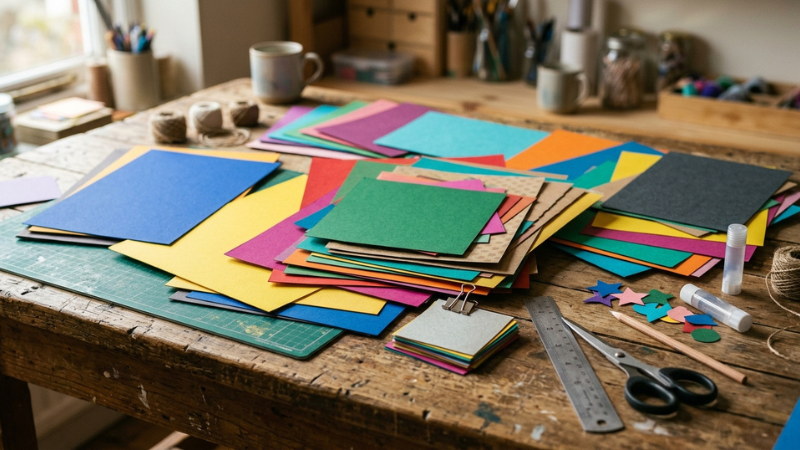 Giấy thủ c&ocirc;ng đa sắc, thỏa sức s&aacute;ng tạo mỗi ng&agrave;y